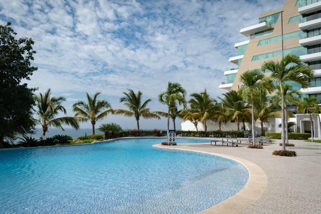 M3 Lujoso Y Comodo Departamento Con Playa 2 Piscinas Cancha De Tenis Jacuzzi Seguridad 24 Horas Manta Εξωτερικό φωτογραφία