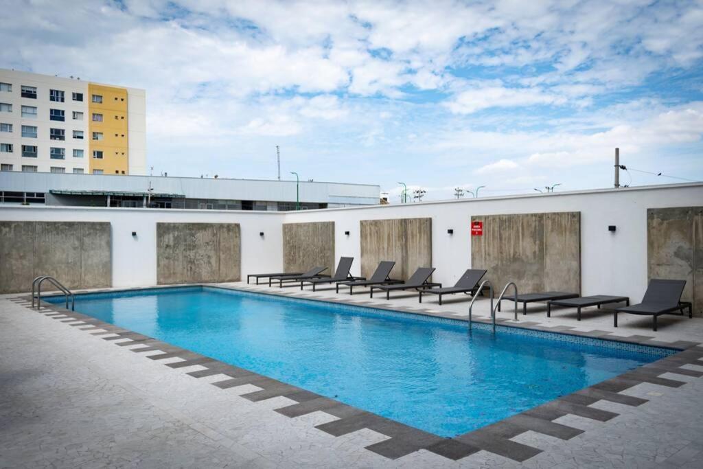 M3 Lujoso Y Comodo Departamento Con Playa 2 Piscinas Cancha De Tenis Jacuzzi Seguridad 24 Horas Manta Εξωτερικό φωτογραφία